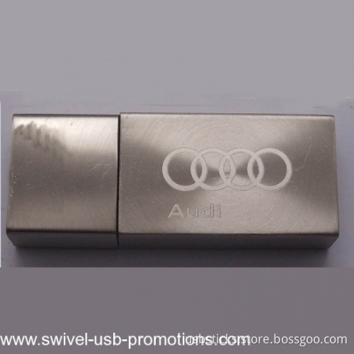 metal stainless steel usb flash disk as Audio gifts